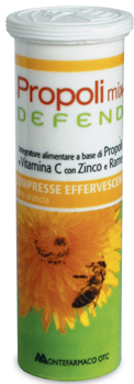 PROPOLI MIX DEFEND 10 COMPRESSE EFFERVESCENTI GUSTO ARANCIA - Farmafamily.it