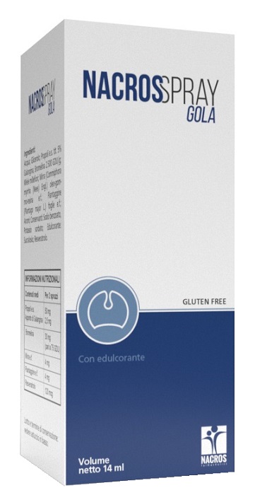 NACROS SPRAY GOLA 14 ML - Farmafamily.it