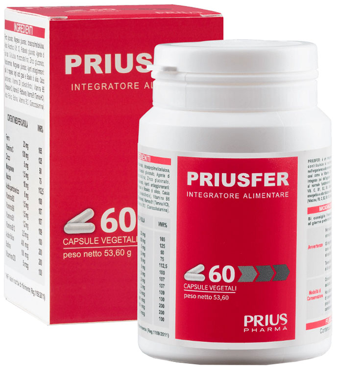 PRIUSFER 60 CAPSULE - Farmafamily.it