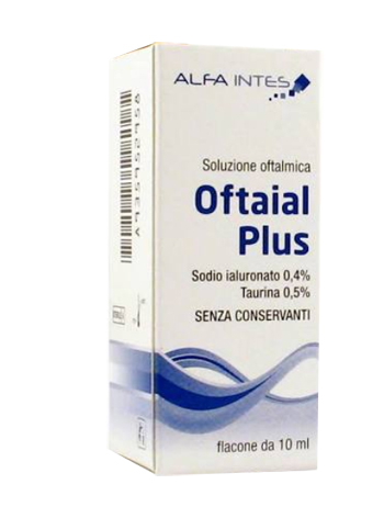 SOLUZIONE OFTALMICA OFTAIAL PLUS ACIDO IALURONICO 0,4% E TAURINA 10ML - Farmafamily.it