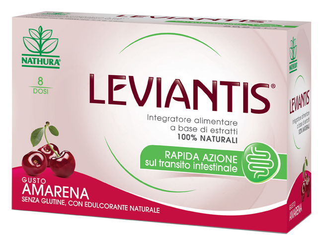 LEVIANTIS SENZA GLUTINE GUSTO AMARENA 8 DOSI / 16 BUSTE - Farmafamily.it