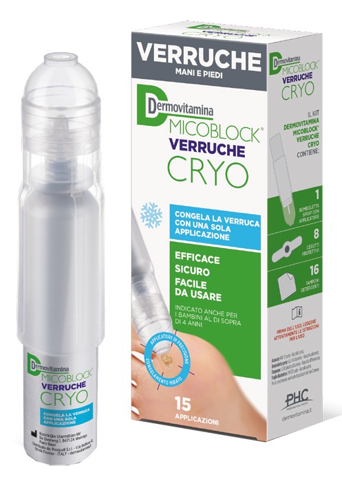 DERMOVITAMINA MICOBLOCK VERRUCHE CRYO SPRAY 38 ML - Farmafamily.it