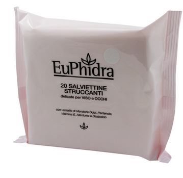 EUPHIDRA SALVIETTINE STRUCCANTI 20 PEZZI - Farmafamily.it