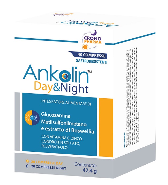 ANKOLIN DAY&NIGHT 20 COMPRESSE GASTRORESISTENTI DAY + 20 COMPRESSE GASTRORESISTENTI NIGHT - Farmafamily.it