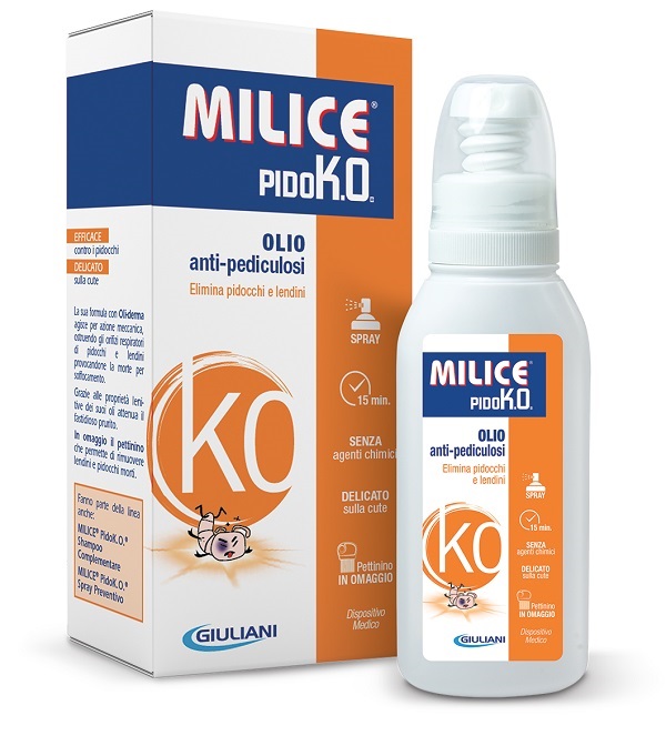 MILICE PIDOKO OLIO ANTIPEDICULOSI 75ML - Farmafamily.it