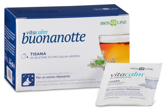VITACALM BUONANOTTE TISANA 20 BUSTINE - Farmafamily.it