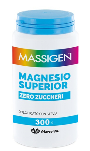 Marco Viti MASSIGEN MAGNESIO SUPERIOR ZERO ZUCCHERI 300 Grammi - Farmafamily.it