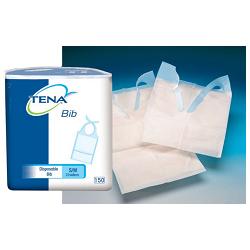 BAVAGLI MONOUSO TENA BIB MISURA SMALL/MEDIA 150 PEZZI - Farmafamily.it