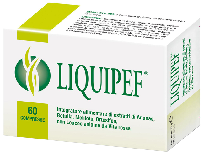 LIQUIPEF 60 COMPRESSE - Farmafamily.it