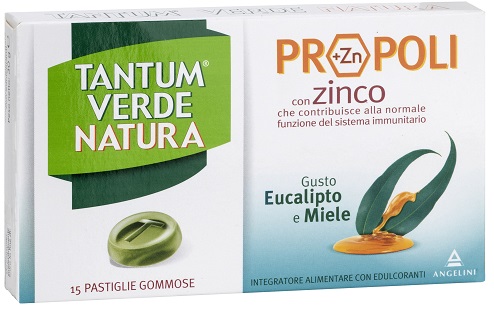 TANTUM VERDE NATURA PASTIGLIE GOMMOSE EUCALIPTO & MIELE 30 G - Farmafamily.it