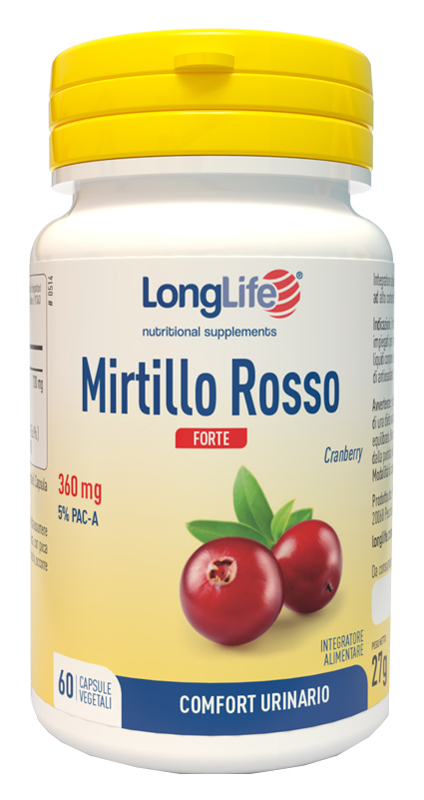 LONGLIFE MIRTILLO ROSSO FORTE 60 CAPSULE - Farmafamily.it
