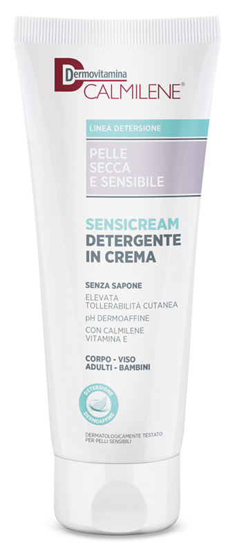 DERMOVITAMINA CALMILENE SENSICREAM DETERGENTE IN CREMA SENZA SAPONE PER PELLE SECCA E SENSIBILE 250 ML - Farmafamily.it