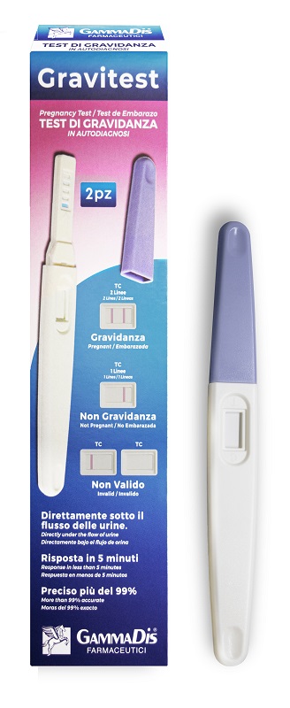 TEST GRAVIDANZA GRAVITEST 2 PEZZI - Farmafamily.it