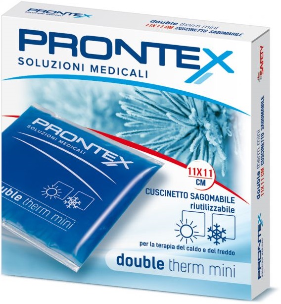 PRONTEX CUSCINETTO IN GEL RIUTILIZZABILE DOUBLE THERM 11X11CM - Farmafamily.it