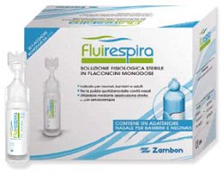 FLUIRESPIRA SOLUZIONE FISIOLOGICA STERILE 30 FLACONCINI MONODOSE DA 5ML - Farmafamily.it