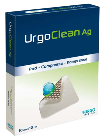 MEDICAZIONE TNT ASSORBENTE GELIFICANTE URGOCLEAN AG/SILVER 10X10CM 5 PEZZI - Farmafamily.it