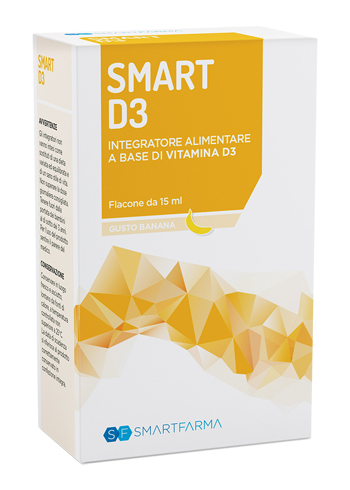 SMART D3 GOCCE 15 ML GUSTO BANANA - Farmafamily.it