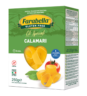 FARABELLA CALAMARI SENZA GLUTINE 250 G - Farmafamily.it