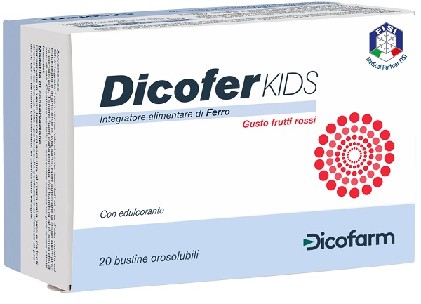 DICOFER KIDS 20 BUSTINE OROSOLUBILI - Farmafamily.it