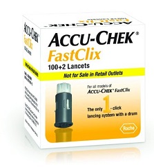 LANCETTE PUNGIDITO ACCU-CHEK FASTCLIX 100 + 2 PEZZI - Farmafamily.it
