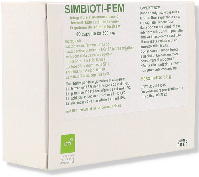 SIMBIOTI FEM 60 CAPSULE - Farmafamily.it