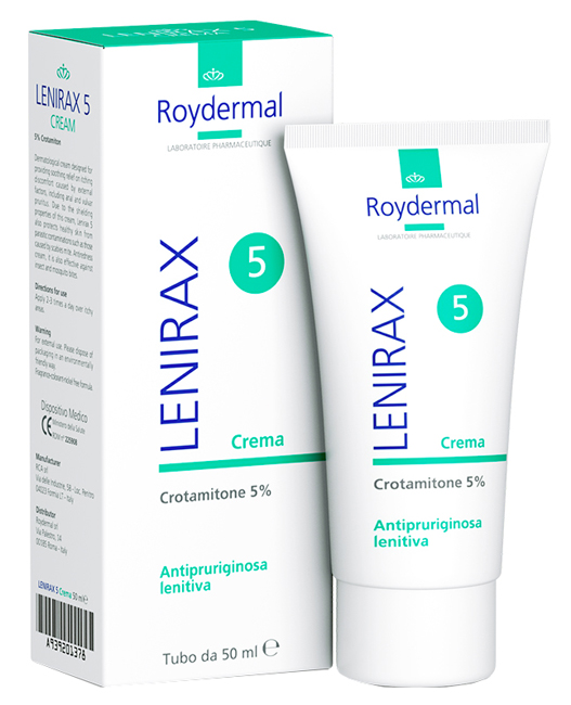 LENIRAX 5 CREMA DERMATOLOGICA CROTAMITONE 5% 50 ML - Farmafamily.it