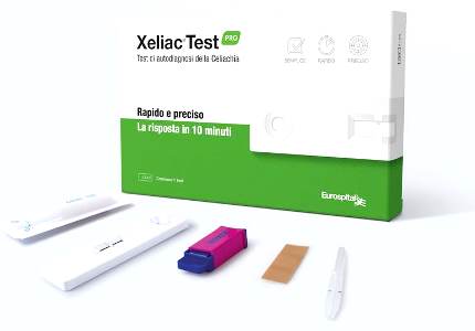 XELIAC TEST PRO DETERMINAZIONE ANTICORPI IGA E IGG ASSOCIATI ALLA MALATTIA CELIACA 1 PEZZO - Farmafamily.it