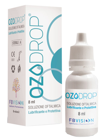 OZODROP LIPOZONEYE SOLUZIONE OFTALMICA BASE DI OLIO OZONIZZATO IN FOSFOLIPIDI 8 ML - Farmafamily.it