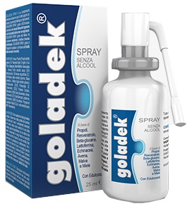 GOLADEK SPRAY NO ALCOOL 25 ML - Farmafamily.it