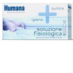 HUMANA SOLUZIONE FISIOLOGICA MONODOSE, 20 FLACONCINI DA 5ML - Farmafamily.it