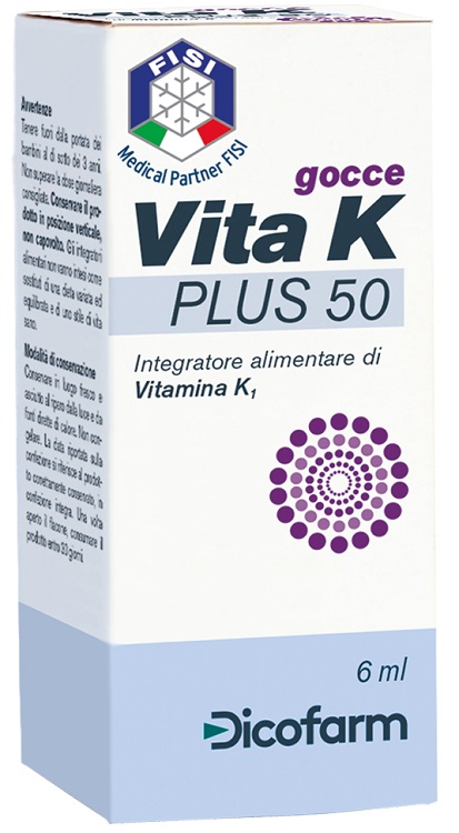VITA K PLUS 50 GOCCE 6 ML - Farmafamily.it