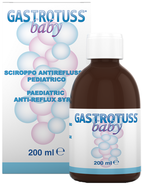 BABY SCIROPPO ANTIREFLUSSO GASTROTUSS 200 ML - Farmafamily.it