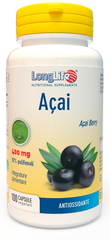 LONGLIFE ACAI 100 CAPSULE VEGETALI - Farmafamily.it