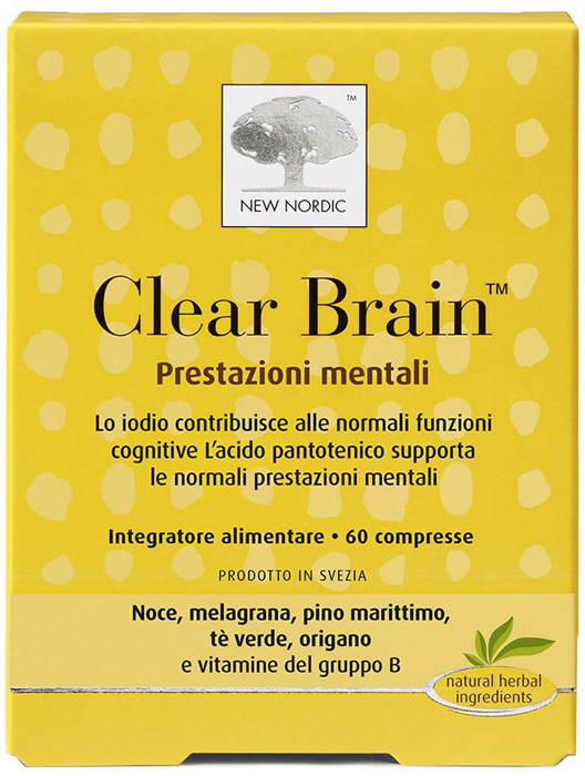 CLEAR BRAIN 60 COMPRESSE - Farmafamily.it