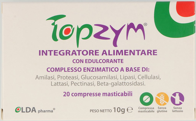 TOPZYM 20 COMPRESSE - Farmafamily.it