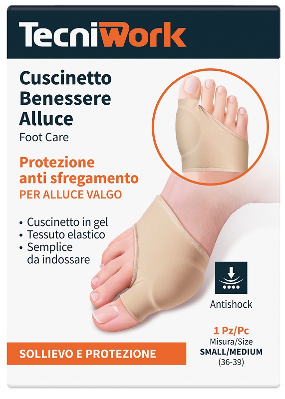 BENESSERE ALLUCE CUSCINETTO SMALL/MEDIUM 1 PEZZO - Farmafamily.it