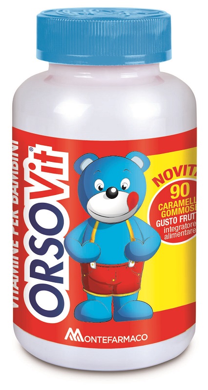 ORSOVIT CARAMELLE GOMMOSE 90 PEZZI - Farmafamily.it