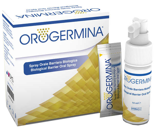 OROGERMINA SPRAY ORALE 2 FLACONI X 10 ML + 2 BUSTINE 1,15 G DI LIOFILIZZATO + 2 NEBULIZZATORI ORALI - Farmafamily.it