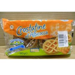 HAPPY FARM CROSTATA DI ALBICOCCHE SENZA GLUTINE 180 G - Farmafamily.it