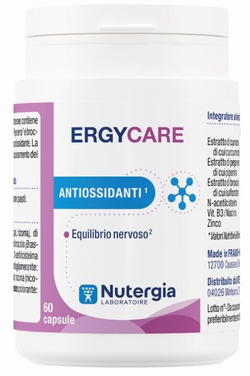 NUTERGIA ERGYCARE 60 CAPSULE - Farmafamily.it