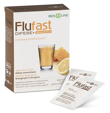 APIX PROPOLI FLUFAST DIFESE+ 20 BUSTINE EFFERVESCENTI BIOSLINE - Farmafamily.it