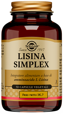 LISINA SIMPLEX 50 CAPSULE VEGETALI - Farmafamily.it