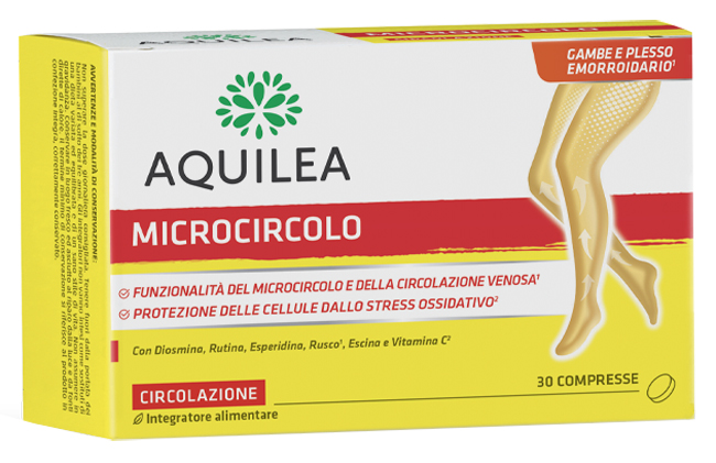 AQUILEA MICROCIRCOLO 30 COMPRESSE - Farmafamily.it