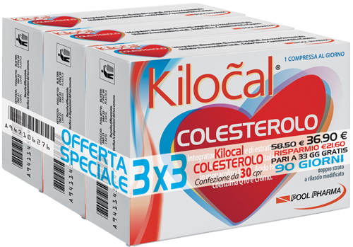 KILOCAL COLESTEROLO 30 COMPRESSE - Farmafamily.it