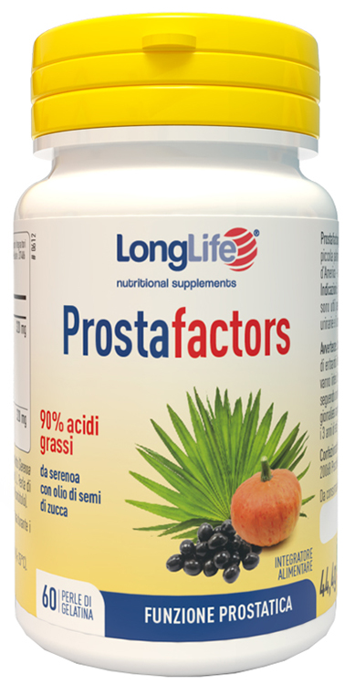 LONGLIFE PROSTAFACTORS 60 PERLE DI GELATINA - Farmafamily.it