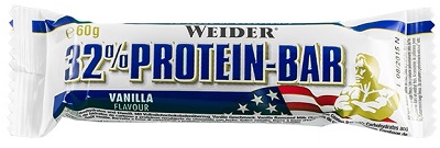 WEIDER 32% PROTEIN BARRETTA  VANIGLIA 60 G - Farmafamily.it