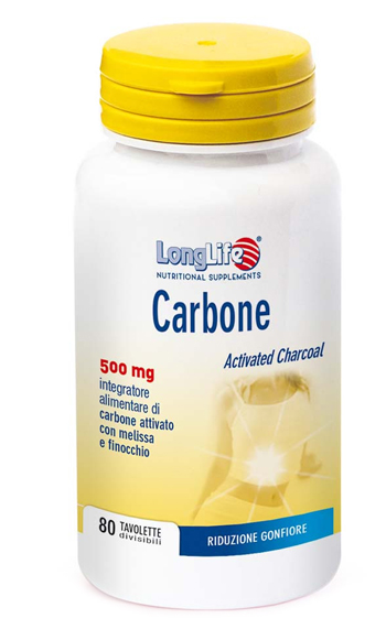 LONGLIFE CARBONE 80 TAVOLETTE - Farmafamily.it