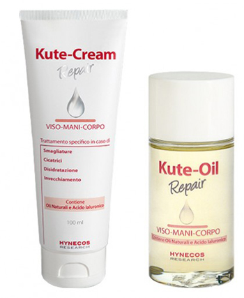 COMBINATA KUTE OIL REPAIR 60 ML + KUTE CREAM REPAIR 100 ML - Farmafamily.it