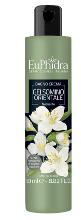 EUPHIDRA BAGNOCREMA NUTRIENTE GELSOMINO IN FLACONE CON ETICHETTA - Farmafamily.it