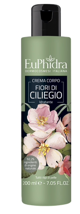EUPHIDRA CREMA CORPO IDRATANTE CILIEGIO IN FLACONE CON ETICHETTA - Farmafamily.it